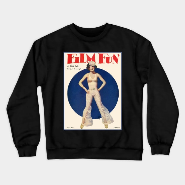 Film Fun vintage 1920s magazine cover Crewneck Sweatshirt by Teessential